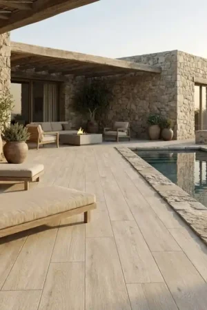 Carrelage extérieur imitation bois BAKU Haya 20x120 Offre Limitée